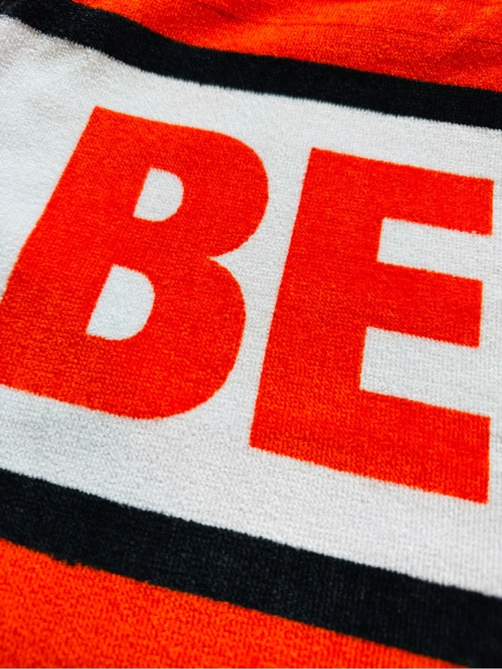 Cincinnati Bengals NFL Beach Towel - Orange & Black